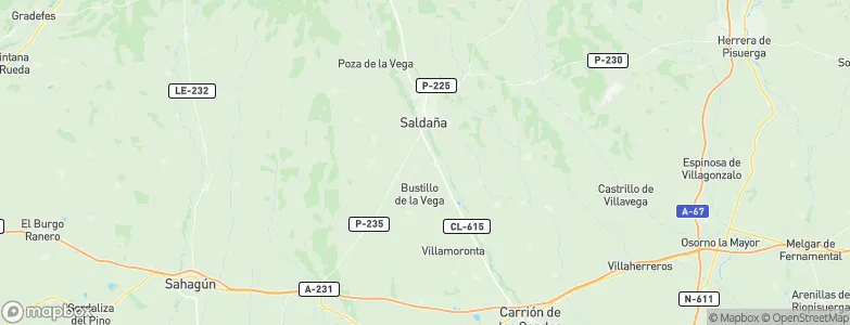 Pedrosa de la Vega, Spain Map