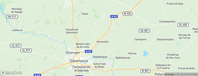 Pedrosillo el Ralo, Spain Map