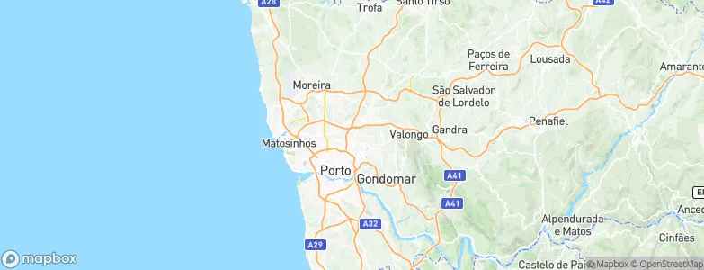 Pedrouços, Portugal Map
