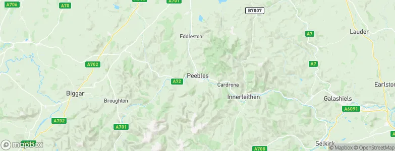 Peebles, United Kingdom Map