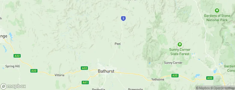 Peel, Australia Map