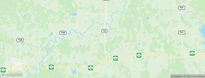 Peers, Canada Map