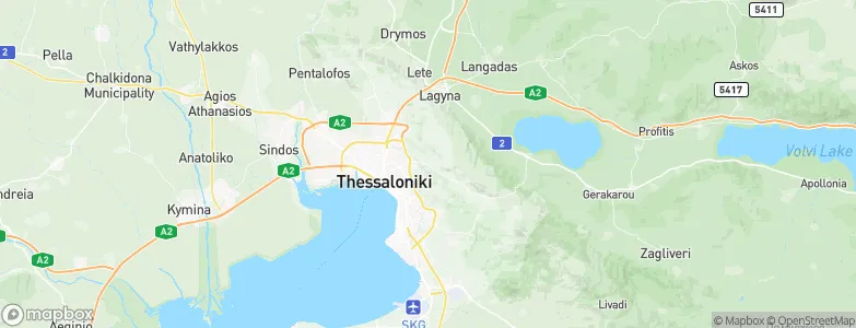 Péfka, Greece Map
