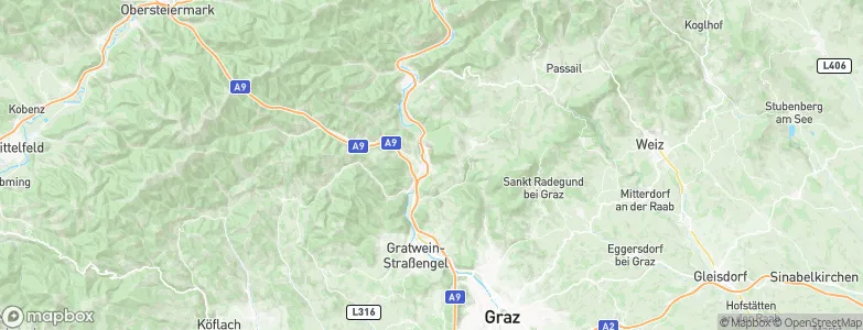 Peggau, Austria Map