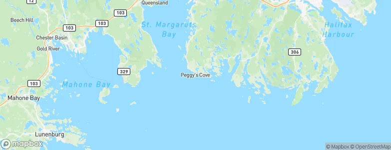 Peggy's Cove, Canada Map