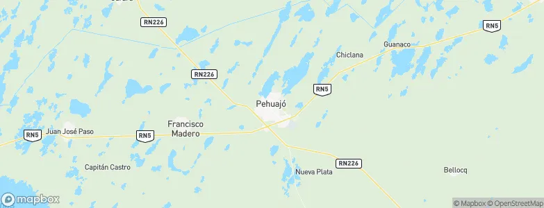 Pehuajó, Argentina Map