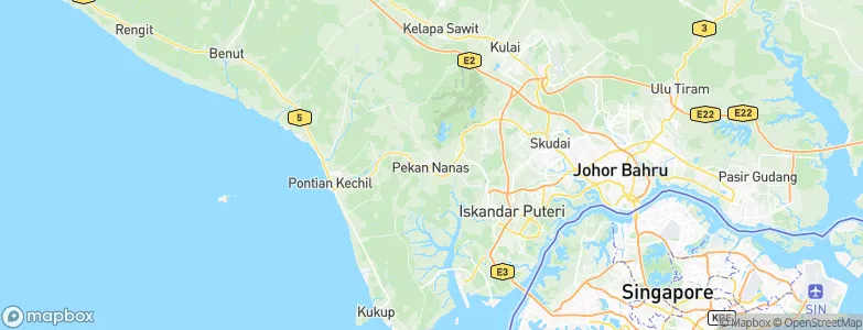 Pekan Nenas, Malaysia Map