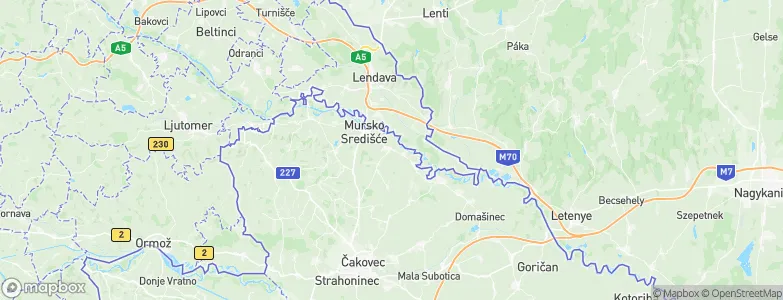 Peklenica, Croatia Map