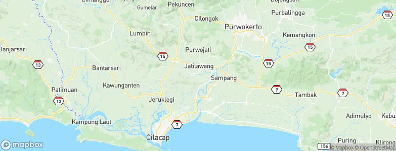 Pekuncen, Indonesia Map