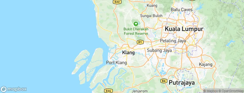 Pelabuhan Kelang Utara, Malaysia Map