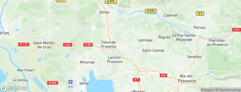 Pélissanne, France Map