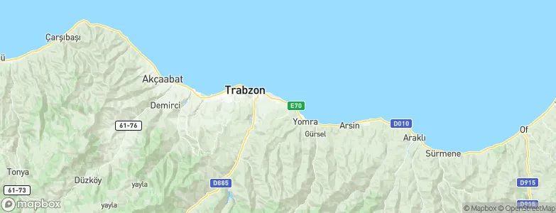 Pelitli, Turkey Map