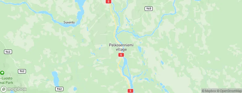 Pelkosenniemi, Finland Map