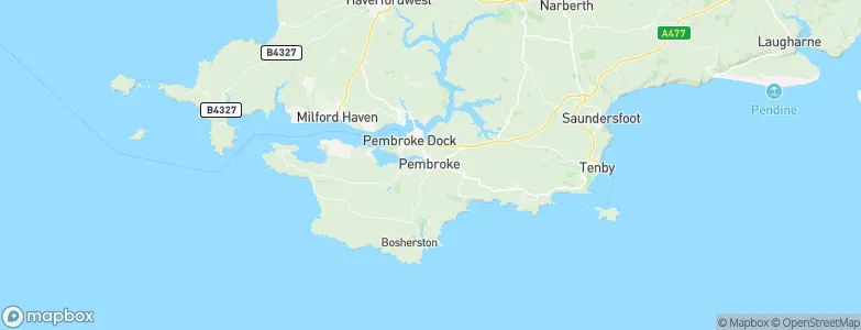 Pembroke, United Kingdom Map