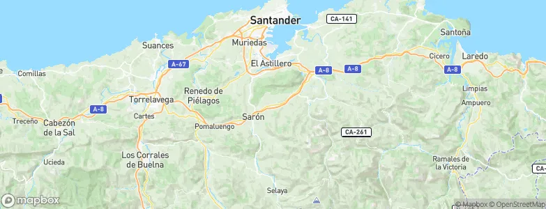 Penagos, Spain Map