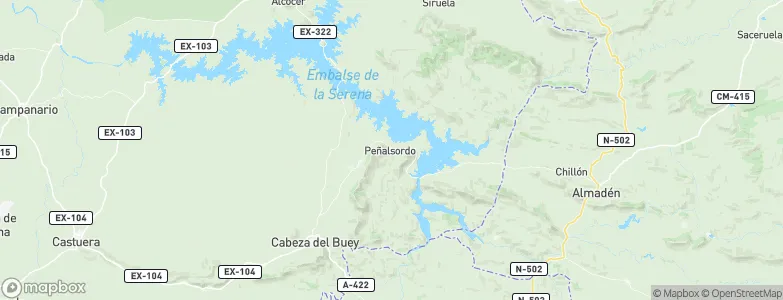 Peñalsordo, Spain Map