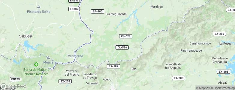 Peñaparda, Spain Map