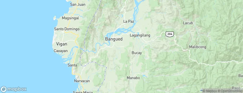 Peñarrubia, Philippines Map