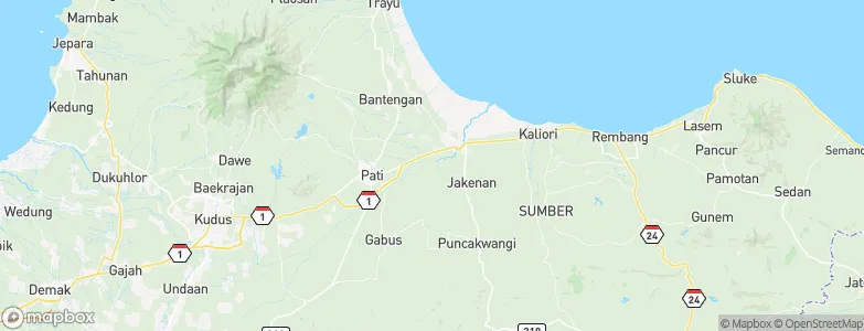 Pencil, Indonesia Map