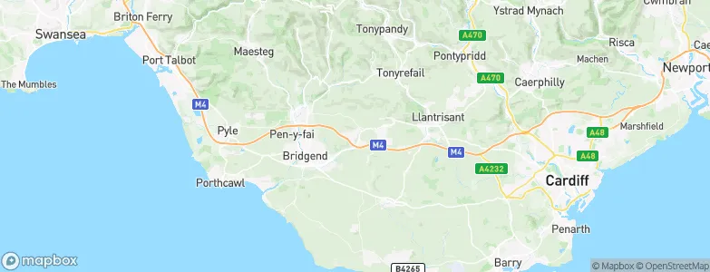 Pencoed, United Kingdom Map