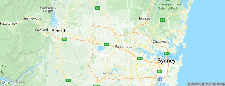 Pendle Hill, Australia Map