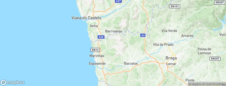 Penedo do Monte, Portugal Map
