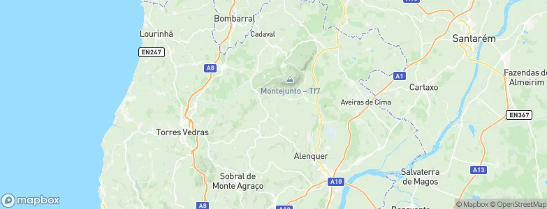 Penedos de Alenquer, Portugal Map