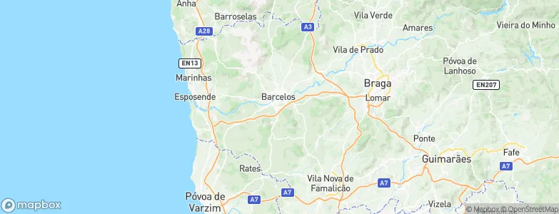 Penedos, Portugal Map