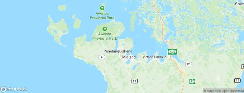 Penetanguishene, Canada Map