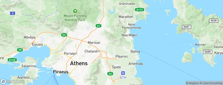 Penteli, Greece Map