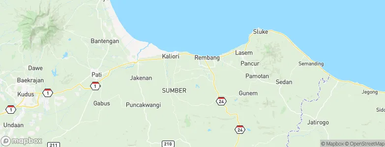Pentil, Indonesia Map