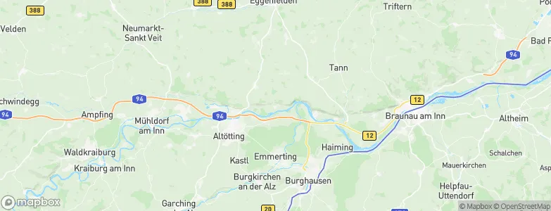 Perach, Germany Map