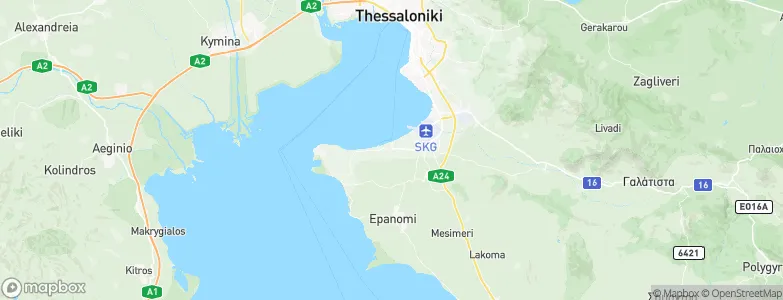 Peraía, Greece Map