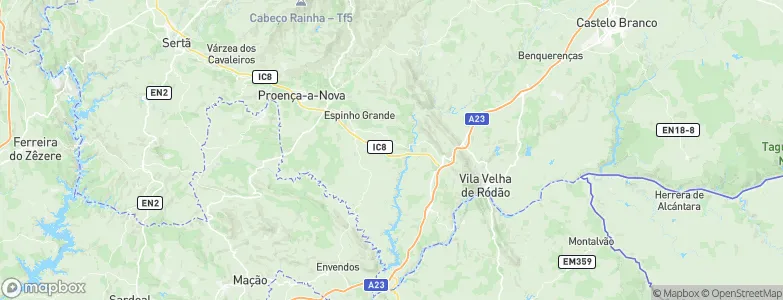 Peral, Portugal Map