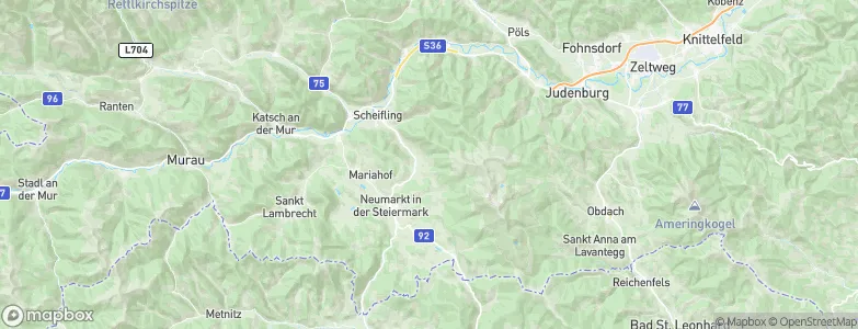 Perchau am Sattel, Austria Map