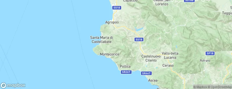 Perdifumo, Italy Map