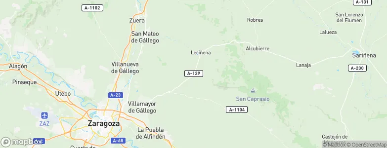 Perdiguera, Spain Map