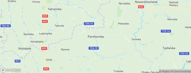 Perehonivka, Ukraine Map