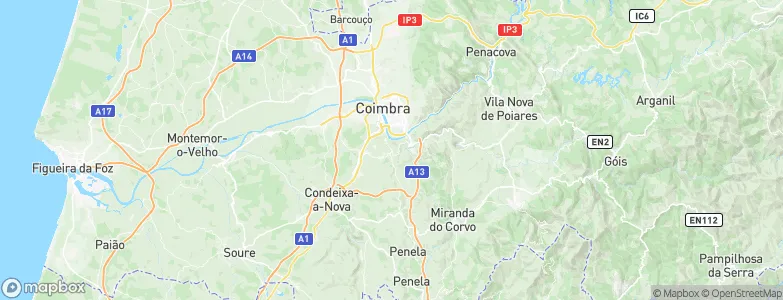 Pereiros, Portugal Map