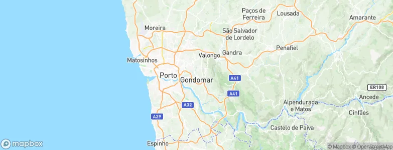 Perelada, Portugal Map