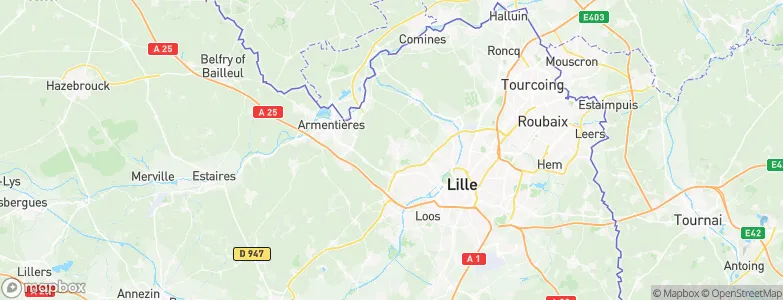 Pérenchies, France Map