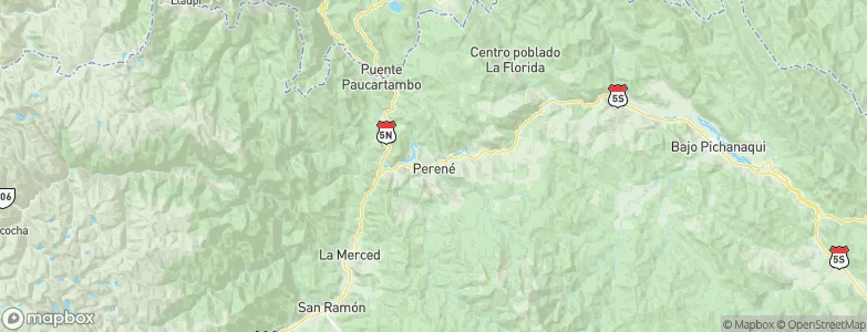 Perené, Peru Map