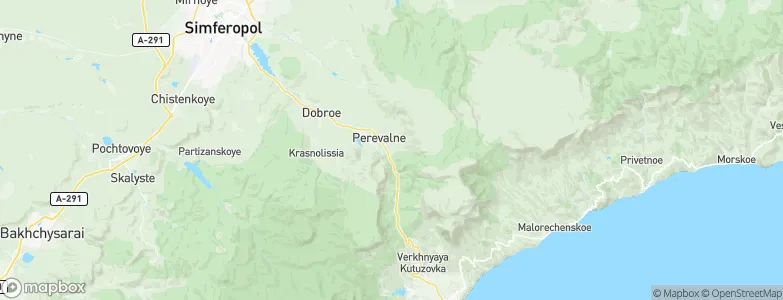 Pereval'noye, Ukraine Map