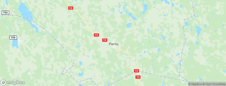 Perho, Finland Map