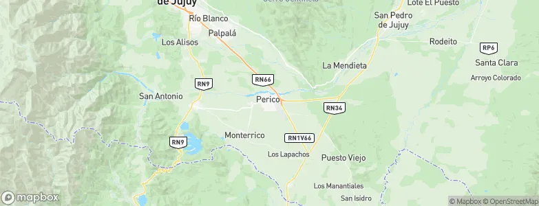 Perico, Argentina Map
