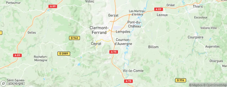 Pérignat-lès-Sarliève, France Map