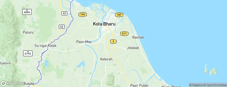 Peringat, Malaysia Map
