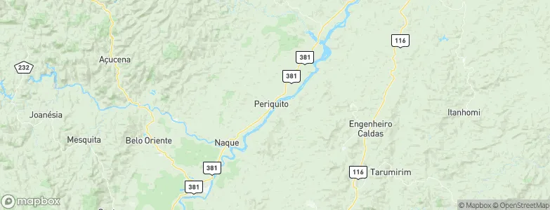 Periquito, Brazil Map