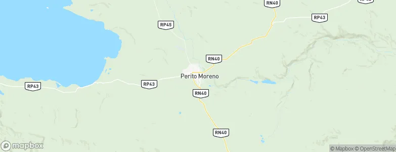 Perito Moreno, Argentina Map