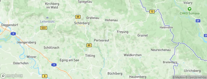 Perlesreut, Germany Map